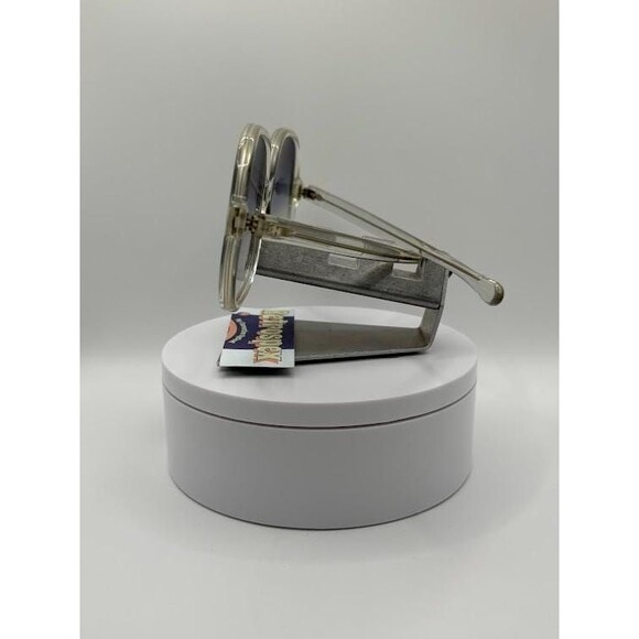 NEW Vintage Oversize Sunglasses | Non RX | Grey Fade Lens | Clear Frame | 1960s - Picture 5 of 8